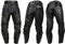 WinNet Pantaloni in Pelle da Moto da Agganciare alla Zip della Giacca di Tuta
