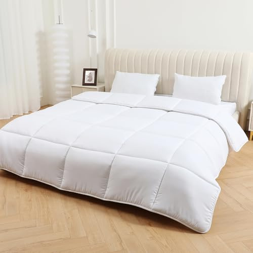 DN COLLECTION King Size Duvet 15 Tog | Extra Warm & Cosy Winter Duvets for Cold Nights | Microfibre Box Stitch Duvet to Prevent Cold Spots | Anti-Allergy & Machine Washable Quilt (230x220cm)
