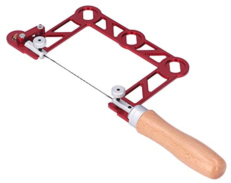 Seghetto Traforo, a Forma di U Mini a Mano per la Lavorazione del Legno I Gioiellieri Hanno Visto Il Set di Cornici con Manico Ergonomico in Legno, Mini Seghetto (5 Pollici)