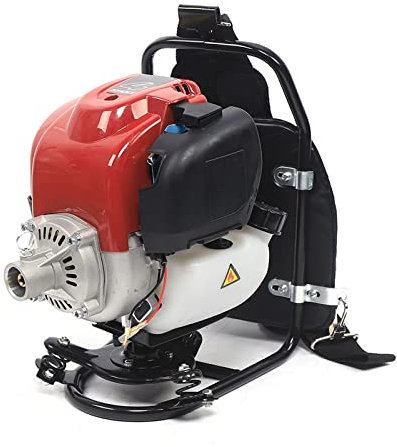 Benzin Multifunktionsgerät Freischneider, Benzin Motorsense mit 35cc, Multitool, Tragegurt Leistung Trimmer Rasentrimmer Freischneider 4-Takt