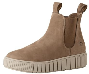 Tamaris Damen Stiefel Leder beige 37