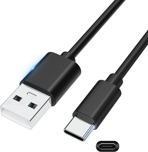 Toxaoii USB-C-kabel, mikrofonkabel, laddkabel, kompatibel med Logitech G Yeti GX, Fifine AmpliGame A6, HyperX QuadCast S, SoloCast, Tonor TC30 (300 cm)