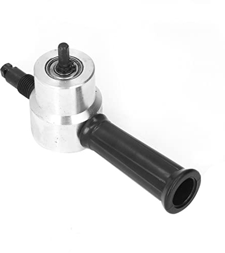 Cisailles à Métaux, Grignoteuse électrique à Double Tête, Grignoteuse à Métal, Grignoteuse de Tôle en Alliage d'aluminium avec Grignoteuse de Tôle de Taille Compacte, Outils de