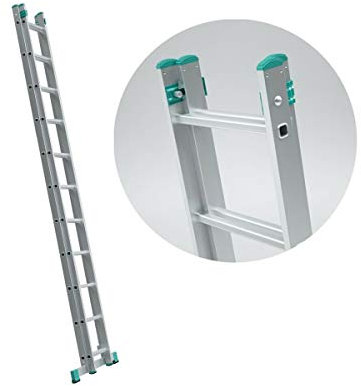 Echelle Transformable 2 Plans coulissante Extensible 11 marches