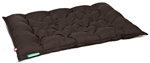 Doctor Bark Hundkudde Urban – ortopedisk hundbädd för stora hundar – tvättbar upp till 95 °C – robust inomhus/utomhus hundmadrass – tillverkad i Tyskland (XXL – 100 x 80 cm, brun)