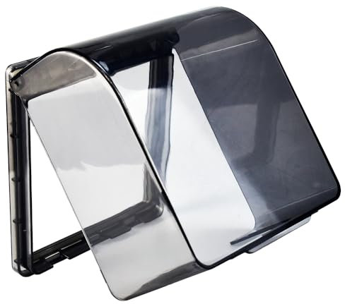 LIMITADA Cache Prise Etanche Adhésif Boîtier Cache Prise Murale Protège Prise Extérieur Cache Prise de Courant Couvre Prise Électrique Cache Prise Électrique pour Salle de Bain Cuisine Sécurité