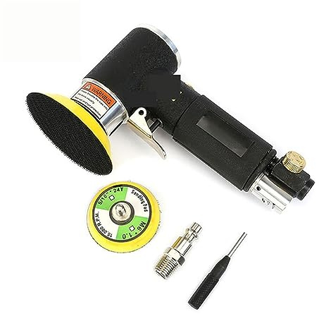 Amoladora húmeda Mini lijadora de aire neumática con almohadilla de 1/2/3 pulgadas for pulido de automóviles, pulidora accionada por aire de alta velocidad, máquina herramienta de aire Pulido más fáci