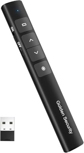 Puntero Presentaciones Mando de Puntero Inalámbrico, Presentador Inalámbrico Mando Puntero para Presentations, Apontador Apresentações para Keynote, Prezi, Windows XP/7/8, Linux, Android