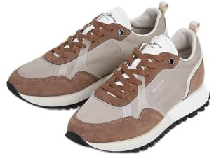 Pepe Jeans Ari Soft M, Sneak Uomo, Brown Taupe Beige, 43 EU