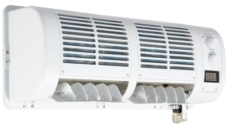 Mini Split luftkonditionering Mini Split Luftkonditionering, 3 hastigheter 22525BTU, Lågt ljud for RV Husvagn Tunga Lastbilar Kommersiella fordon Trailers, 12V 100W