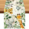 Tier Tischläufer, 33 x 183 cm Elefant Giraffe Tischläufer, Grün Tischläufer, Frühling Tischläufer, Sommer Tischläufer, Tischläufer, Tischläufer Geburtstag, Elegante Tischläufer Deko