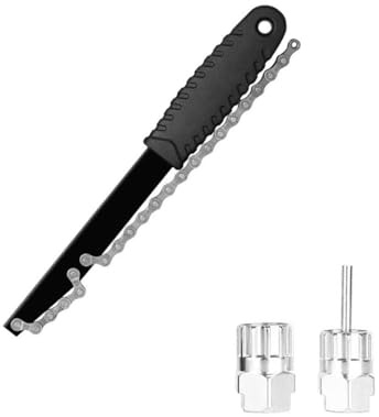 Alide 3 Herramientas Para Desmontar Bicicletas, Látigo De Cadena, Herramienta Para Anillo De Bloqueo Y Extractor De Piñones Para Anillos Roscados Y Volantes De Ventilador.