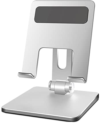 TIKATARER Tabletthållare, Vikbart Ställ Av Aluminiumlegering, Anti-slip med Stark Bärkraft för Användning på Skrivbordet Hemma