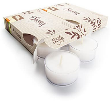 Oakmoss & Amber Premium Tealight Candles Multi Pack - Highly Scented with Essential & Natural Oils - 12 White Tea Lights - Beautiful Candlelight - Made in the USA - Incense & Earth Collection