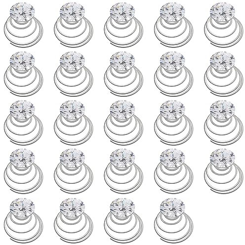 Spirale Haarnadeln, Braut Haarnadeln Kristall Strass Wirbel Haarnadeln Perle Haarnadeln für Frauen Mädchen Hochzeit Braut Party (24 PCS)