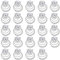 Spirale Haarnadeln, Braut Haarnadeln Kristall Strass Wirbel Haarnadeln Perle Haarnadeln für Frauen Mädchen Hochzeit Braut Party (24 PCS)