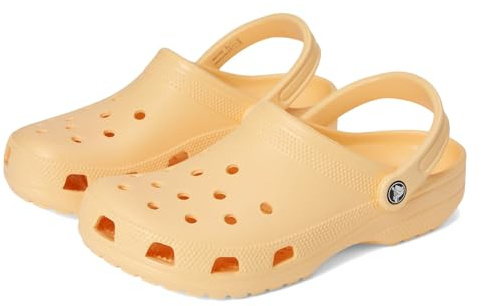 Crocs Unisex-Adult Classic Clogs, Golden Hour, 9 Women/7 Men