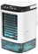 Air Cooler, Mini Portable Air Conditioner Fan,Noiseless Evaporative Air Humidifier,Air Con Unit,3 in1 Desk Air Cooler 3 Wind Speeds,Cooling Mist,7 LED Lights Desk Cooler for Home Travel Office
