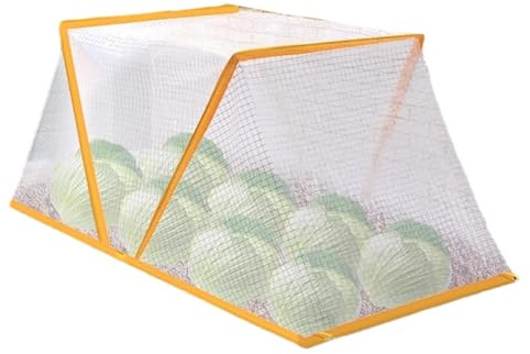 Red para cubrir plantas | Cúpula protectora para cultivos con 4 de tierra – Red plegable para cubrir el jardín | Para frutas, verduras, flores, fresas, tomates, plántulas, suelo exterior vivero
