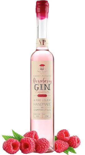 The Sweet Potato Spirit Raspberry Liqueur, 50 cl - 25% ABV, Natural Flavoured Gin Liqueur with Sweet Potatoes, Raspberries & Violet Notes - Ideal for Cocktails & Desserts