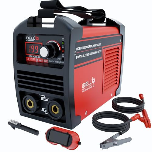 iBELL 200-89 Inverter ARC Compact Welding Machine (IGBT) 200A with Hot Start and Anti-Stick Functions
