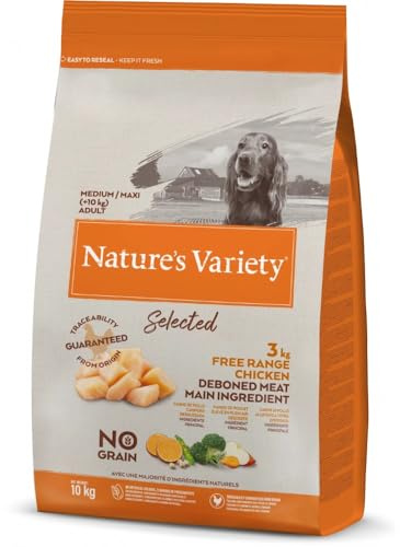 Nature's Variety - Croquettes True Instinct High Meat Medium & Maxi Adult pour Chien - Sac De 10 Kg