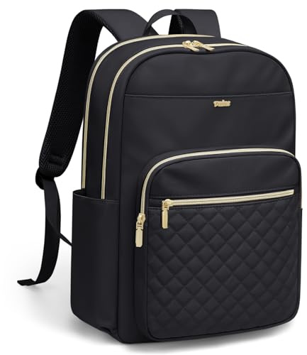 VNINE Mochila Para Mujer, Mochila Escolar Para Portátil de 16 Pulgadas Para Niñas, Mochilas Impermeables Para el día a día, Mochila de Viaje, Bolsa de Trabajo, Mochila Elegante y Moderna