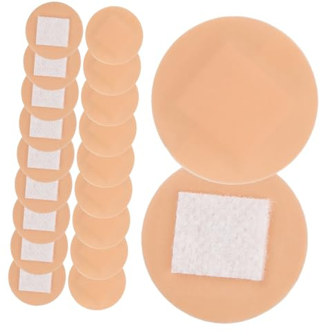 Yardwe 200 Piezas Uds Apósitos Circulares Impermeables y Transpirables para Dedos Elásticos y Reutilizables Parches Adhesivos para Curación Rápida de Heridas Nudillos y Puntas de Dedos