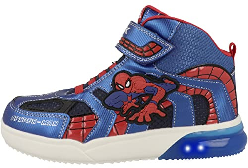 Geox Garçon J Grayjay Boy C Sneakers, Navy/Royal, 30 EU