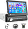 Podofo Android 13 Autoradio 1 Din con Schermo con Navigazione GPS, 7 Pollici Touchscreen Autoradio con Bluetooth WiFi Navigazione GPS FM RDS Radio Mirror Link USB AUX-IN +Telecamera Posteriore