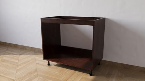 Alfredo Calandrelli Mobile per lavello da Incasso Senza Ante, Colore Wengè, Misure 90X55X72, Spessore 18 mm