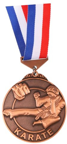 Happyyami Karate Medaille Aus Zinklegierung Mit Aufhängeschild Für Wettbewerbe Und Training Langlebig Rostbeständig Und Stilvoll Für Judo-Events