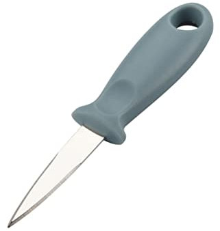 Zerodeko Cuchillo Para Abrir Almejas y Ostras De Acero Inoxidable Mango Seguro y Protector De Mano Adecuado Para Uso Casa y Mariscos Variados