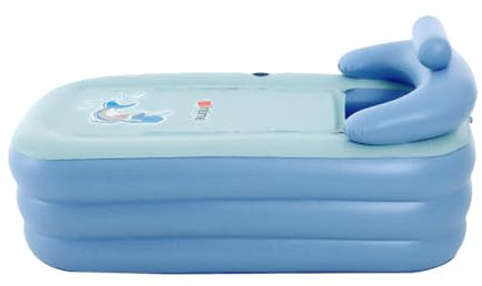 CLEADONG Badewanne Aufblasbar, Mobile Badewanne Mit Verdickter Massageblasen-Boden, Aufblasbare Badewanne Erwachsene Für Erwachsene/Milchbäder/Blumenbäder Badewannen Zuhause