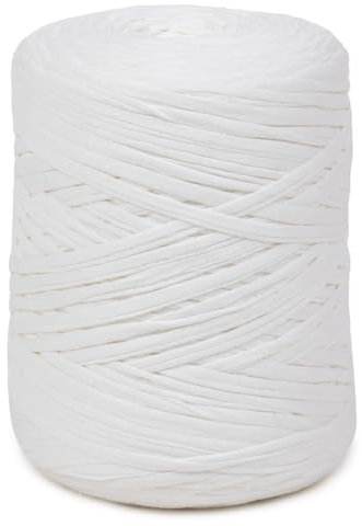 Flandria Attache Jardin Souple, Lien Extensible pour tuteurer, palisser Plante, Vigne, Tomate 85 m Blanc