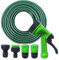 Garden Hose Reel with Spray Gun and Fittings, 10-30m, Reinforced PVC Hose (Spray Gun Fittings 30M)