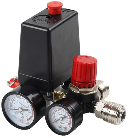 Regulador de Presión, Compresor de Aire Interruptor de Presión Compresor Adecuado Para Aplicaciones Que Incluyen Automatización Pintura En Aerosol Herramientas Neumáticas