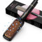 Hair Straightener Brush, 42mm Wide Straightening Brush Comb, 10 Millions Negative Ions, 6 Temp Settings, 130°C-230°LED Display, Dual Voltage, 2 in 1 Professional Hair Tools for Styling - Black