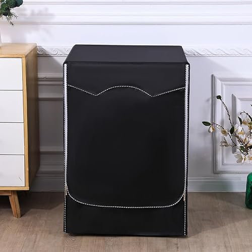 Cozary Housse Machine à Laver, Protection Lave Linge Séchant 60x65x85 cm, Oxford 420D Washing Machine Cover, Housse de Protection Anti-poussière Couverture pour Machine à Laver et Sèche-linge