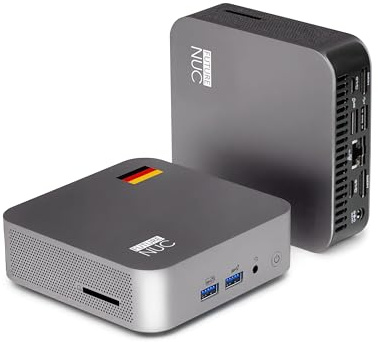 FutureNUC Mini PC AMD Ryzen 9 8945HS • 8 núcleos hasta 5,2 GHz • 32 GB DDR5 RAM, SSD 1 TB • Thunderbolt 4, WiFi 7, HDMI 2.1, BT 5.3 • Windows 11 Pro • Mini Ordenador de sobremesa para casa y Oficina