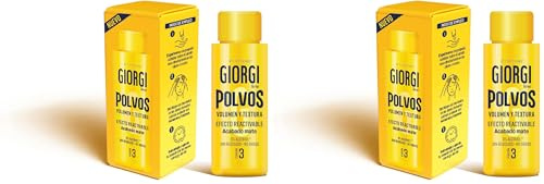 Giorgi Line - Polvos Voluminizadores 10 g – Volumen Intenso e Instantáneo desde la Raíz – Acabado Mate – Fórmula Powder to Wax – Sin Alcohol ni Siliconas – Textura Ligera y Limpia – Uso Diario