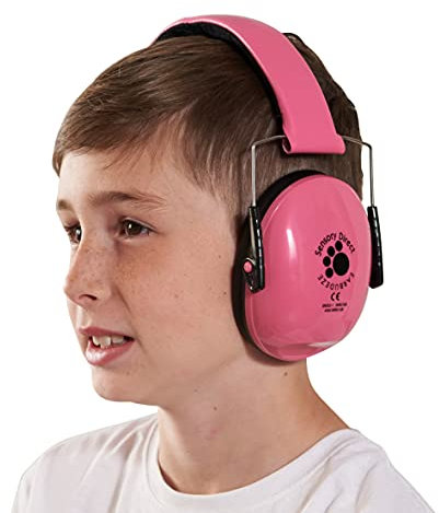 Sensory Direct Ear Defenders - Pink, Noise Cancelling Headphone Protection for Kids & Adults with Sensory Integration, Autism, ASD, Asperger's & Sensory Processing Disorder