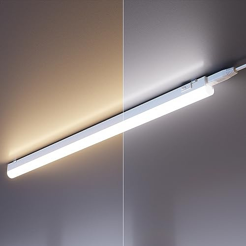 ledscom.de Set med 5 LED-underskåpslampor Rigel, vardera 57,3cm, färgtemperatur justerbar /, 41,64W, vardera 830lm
