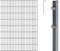 Alberts 653514 Doppelstabmattenzaun als 32 tlg. Zaun-Komplettset | verschiedene Längen und Höhen | anthrazit | Höhe 180 cm | Länge 30 m