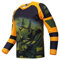 Herren Radfahren Jersey Mountainbike MTB Top Langarm T-Shirt, Langarm Downhill Fahrrad Trikot Ropa Motocross Enduro Mountainbike Bekleidung (Color : TYP-1, Size : XL)