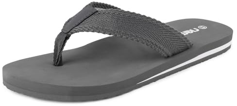 riemot Flip Flops Men's Thongs Sandals, Comfort Lightweight Thong with Arch Support Shoes Summer Outdoor Beach Pool Sandal, Non-Slip Walking Slippers, UK Size 7-13