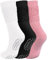 3 Paare Pilates Yoga Scrunch Damen Slouch Socken Damen Anti RutschGrip Kniestrümpfe Lange Socken Stiefelsocken für Pilates Barre Ballett Tanz Fitness Trampolin