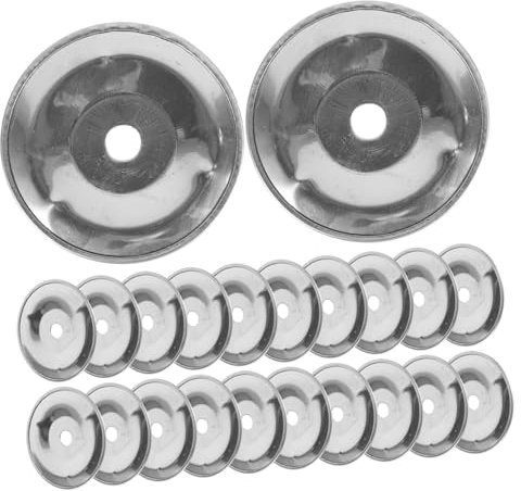 JOINPAYA 50stücke Jazz Drum Becken Zubehör Metall Crash Becken Für Schlagzeug Leicht Und Tragbar Für Musiker Und Übungszwecke