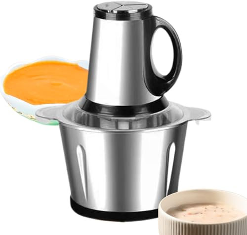 Elektrisk köttkvarn grönsaker - köksrobot köttkvarn multifunktionell mixer - kökstillbehör grönsaksskärare mixer för hemlagad vitlöksallad