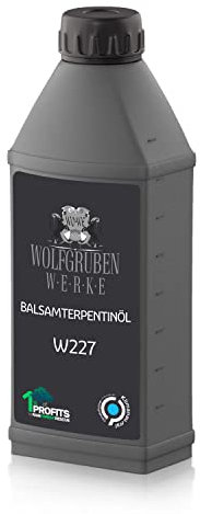 Essence de térébenthine W227 Huile essentielle 100% Naturelle - pour peinture et l'huile - 1L